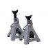 Lot de 2 chandelles a cremailleres 6t