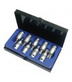 Coffret 9 douilles Torx mâle carré 1/2