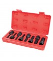 Coffret 8 douilles à choc Torx mâle carré 1/2