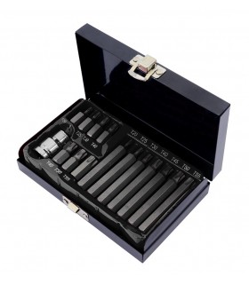 Coffret 14 embouts Torx mâle carré 1/2