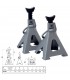 Lot de 2 chandelles a cremailleres 6t