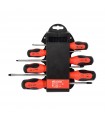Lot de 6 tournevis plats et cruciformes
