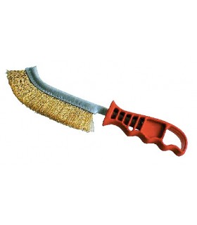 Brosse convexe fils laitonnés