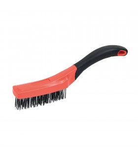 Brosse droite métallique fils acier carbone