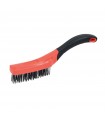 Brosse droite métallique fils acier carbone