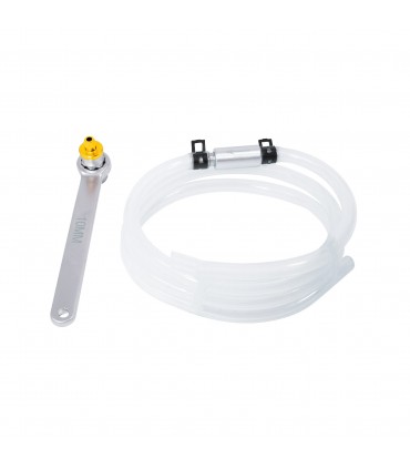 Clé pour purge de freins avec tuyau 10mm
