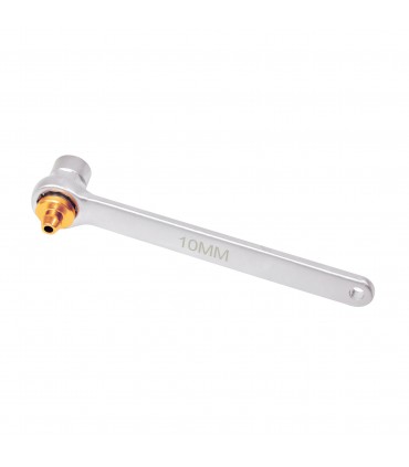 Clé pour purge de freins avec tuyau 10mm