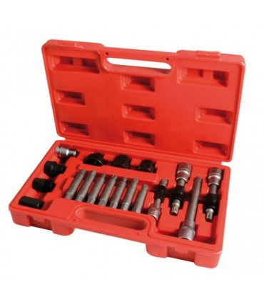 Kit extracteurs pour poulies débrayable d’alternateur multimarques 18 Pièces