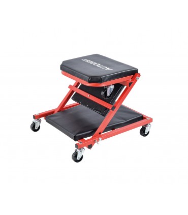 Chariot garagiste et siège mécanicien 2 en 1