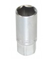 Douille bougie 6 pans carré 1/2 21mm
