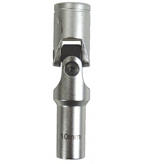 Douille bougie cardan 12 pans carré 3/8 10mm