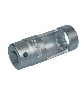 Douille injection carré 1/2 22mm long 78mm