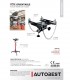 Tête orientable pour vérin de fosse