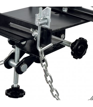 Tête orientable pour vérin de fosse