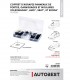 Coffret 79pcs agrafes panneaux de portes