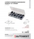 Coffret 110pcs agrafes garnissages PSA