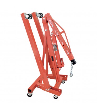 Grue atelier pliante 2t double pompe