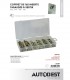 Coffret 165 inserts taraudes à sertir M3 M4 M5 M6