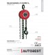Palan manuel a chaine 1t levage 2.5m
