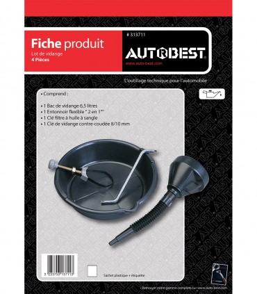 Lot de vidange 4 pièces