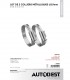 Lot 2 colliers métalliques 9mm de 12 à 22 mm