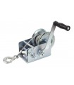 Treuil manuel tambour 1100kg 10m de câble