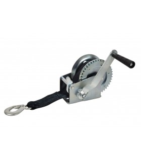 Treuil manuel tambour 550kg 10m de sangle
