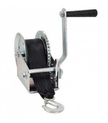 Treuil manuel tambour 550kg 10m de sangle