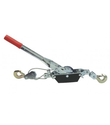 Treuil manuel tire fort 1t 1,8 m de câble acier