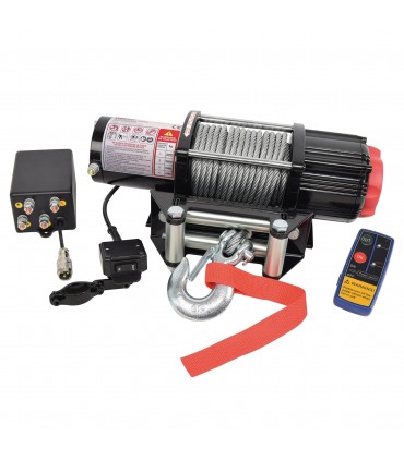 Treuil électrique 4x4 12v 2.70t câble acier 15m