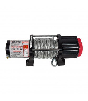 Treuil électrique 4x4 12v 2.70t câble acier 15m