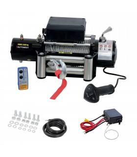 Treuil électrique 4x4 12v 5,9t 25m câble acier