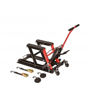 Lève moto 680kg levage de 120 à 387 mm