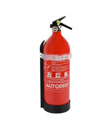Extincteur 2kg classe ABC avec manomètre
