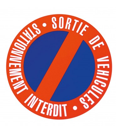 Disque stationnement interdit