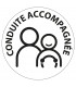 Conduite accompagnée électrostatique