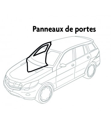 Coffret 93pcs agrafes panneaux de portes PSA
