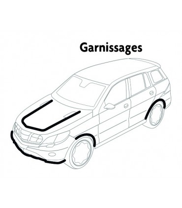 Coffret 151pcs agrafes garnissages MERCEDES/BMW
