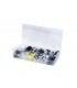 Coffret 92pcs agrafes panneaux de portes moulure