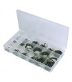Coffret 300 circlips extérieurs 3 À 22 mm