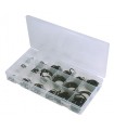 Coffret 300 circlips intérieurs 3 à 22 mm