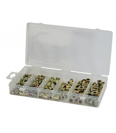 Coffret 165 inserts taraudes à sertir M3 M4 M5 M6