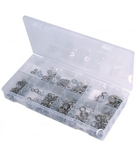 Coffret 350 rondelles formes plates et grower 3 à 10 mm