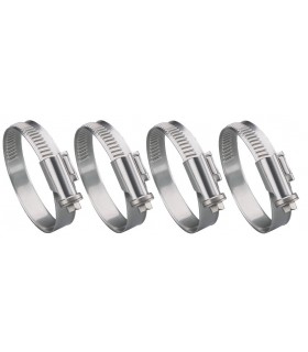 Lot 4 colliers métalliques 9mm de 8 à 16 mm