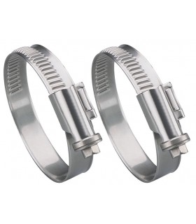 Lot 2 colliers métalliques 9mm de 12 à 22 mm