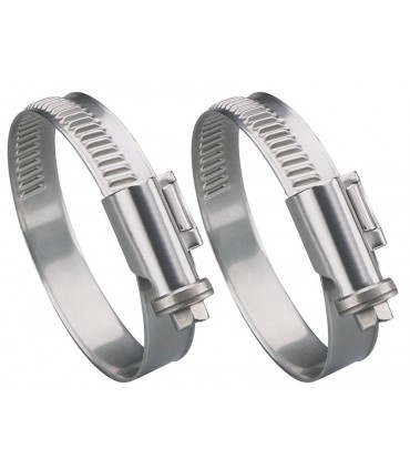 Lot 2 colliers métalliques 9mm de 12 à 22 mm
