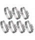Lot 7 colliers métalliques assortis 9mm