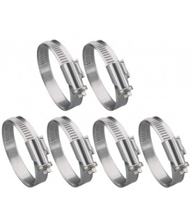 Lot 6 colliers métalliques assortis 12mm