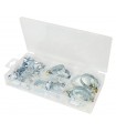 Coffret de 26 colliers de serrage de 16mm à 40mm