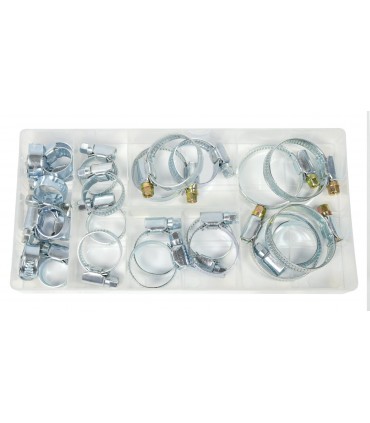 Coffret de 26 colliers de serrage de 16mm à 40mm